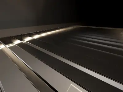 BIOCLIMATIC PERGOLA Low-poly 3D model