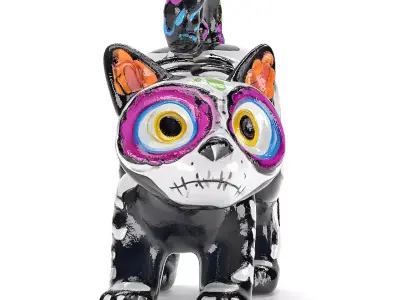 Black cat 02 3D model