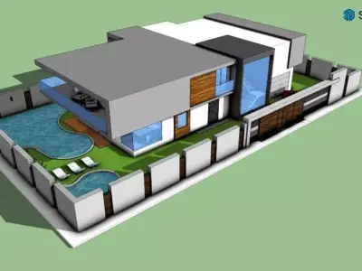 Modern Villa 3D model
