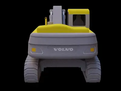 Volvo Excavator 3D model