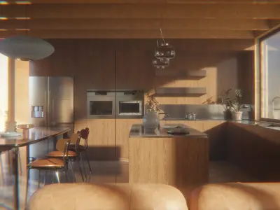 Living Room 3D model 30