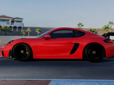 Porsche Cayman GT4 3D model