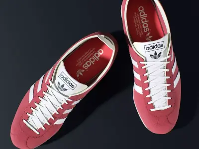 Adidas Gazelle Vintage Shoes 3D model