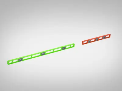 Construction Level Low-poly 3D model