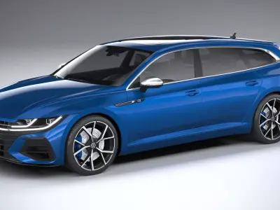 Volkswagen Arteon Shooting Brake R 2021 3D model