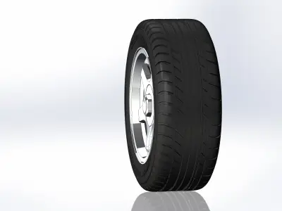 Wheels for scale model of Impala SS 1995 3D print model