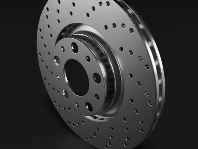 Brake Disk Rotor 3D model