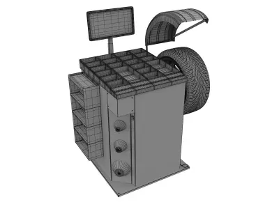 Wheel Balancer 3D model