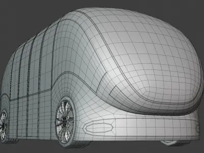 Shuttle minibus concept 2023 3D model