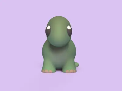 Little Dinosaur 3D print model