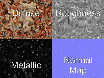 Classic Italian Mansion Baroque Architecture model pack Low-poly 3D model