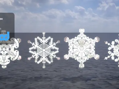 Snow Flake 3D model
