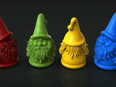 Santa Claus 3D Printable Model  3D print model