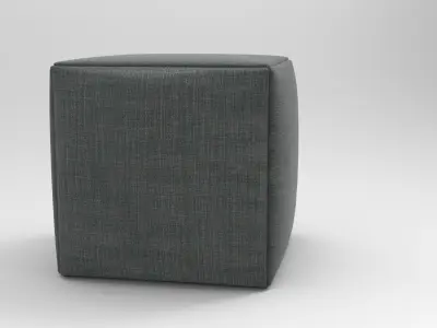 Cubsi Pouf Low-poly 3D model