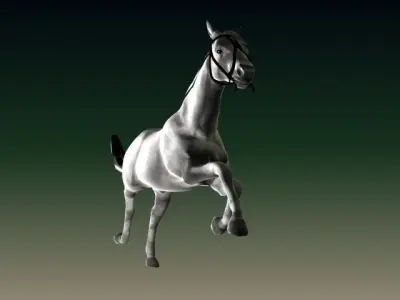 Horse Low-poly 3D model