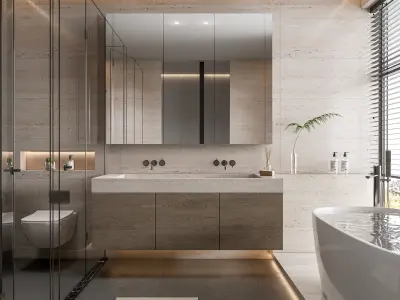 Bathroom 65 3D model