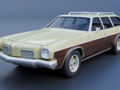 Oldsmobile Vista Cruiser 1973 3D print model
