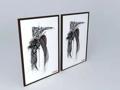Tables Art Fashion Free 3D model