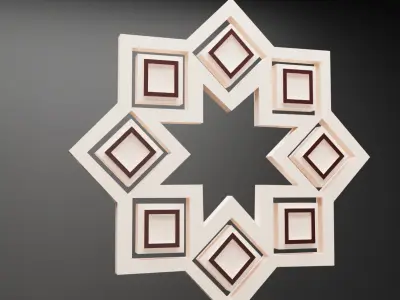 6 trim pattern  3D model