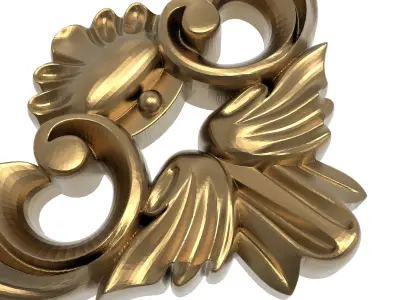  decorative pattern ready for 3D printing 3D model 86