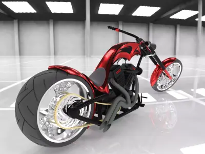 American Chopper 3D print model