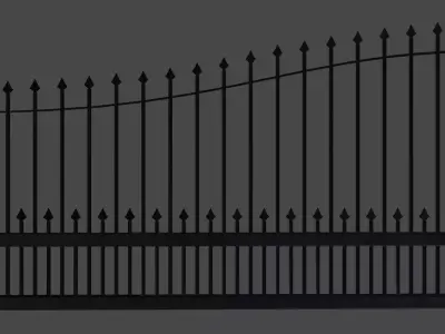House Gate Free 3D model