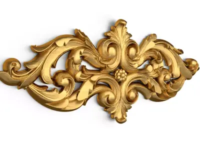 carved classic decorative ornament cnc 3d printing stl 42 3D model