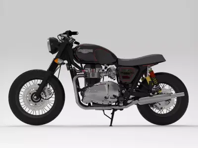 Triumph Bonneville Motorcycle 3D model