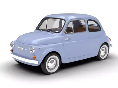 Fiat 500 1959 3d model  3D model
