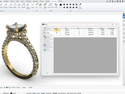 PRINCESS SOLITAIRE 3D print model
