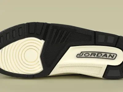 Air Jordan Legacy 312 Low black Phantom Low-poly 3D model