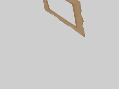 Picture Frame model Low-poly 3D model