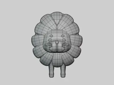 3D model Cute Lion 3D model