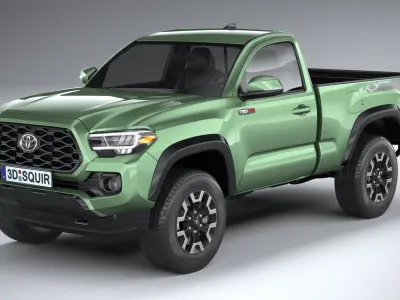 Toyota Tacoma Regular Cab TRD 2020 3D model