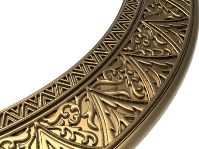Carved Picture Frame 3D model 38