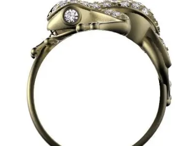 frog ring 3D print model