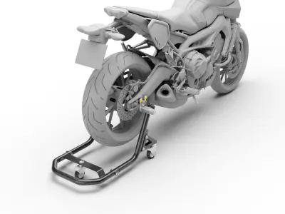 Motorcycle rear stand 3D model