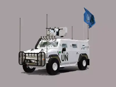 VBMT-LSR 4X4 GUAICURU UN Low-poly 3D model