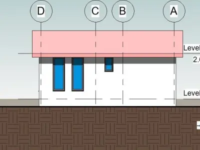 House Plans 8X6  3D model
