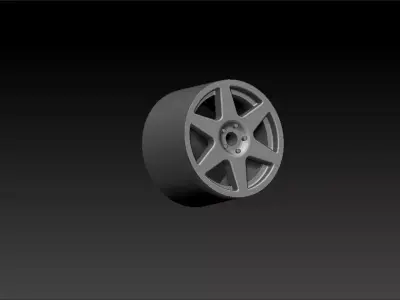 Hot Wheels rims Evolution OZ  3D print model