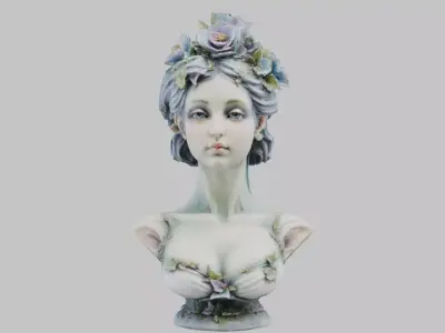 Statue of Liberty Low-poly 3D model