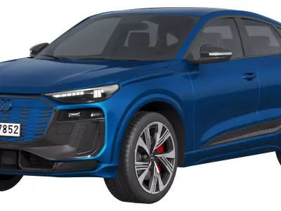 Audi SQ6 Sportback e-tron 2025 3D model