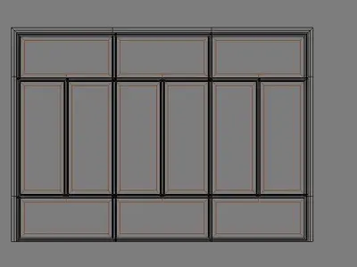 darvoza wooden door Free 3D model