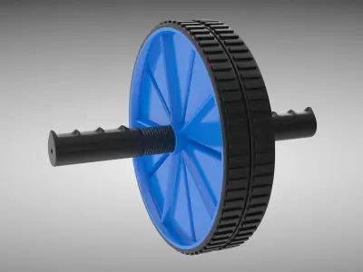 Ab Roller Wheel Low-poly 3D model