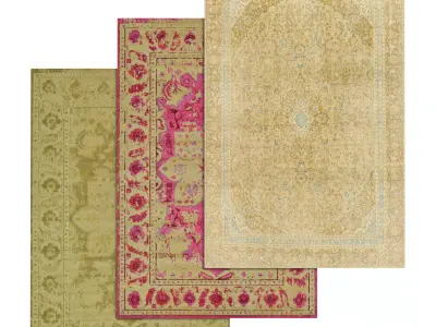 Rug Set 1932 3D model