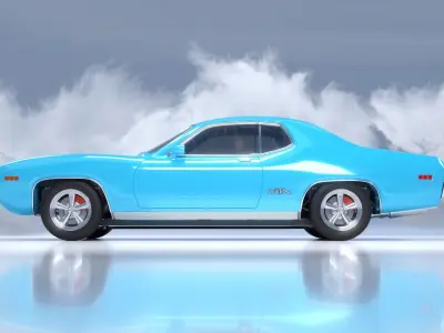 Plymouth GTX - 1971 3D model