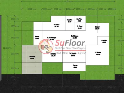 House 16x11m code 434- Sketchup 3D model 3D model