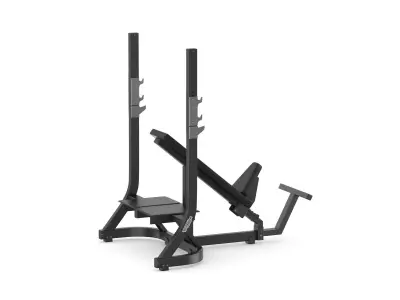 Technogym Pure Olympic Incline Bench 3D model