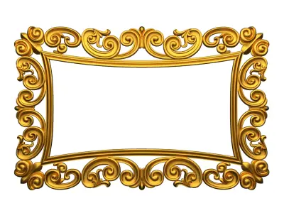 Frame mirror 3D model 11 3D print model