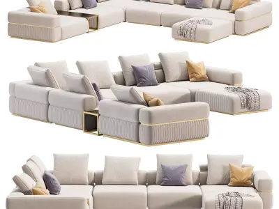 Sofa CORDOBA 2 by cazarina 3D model